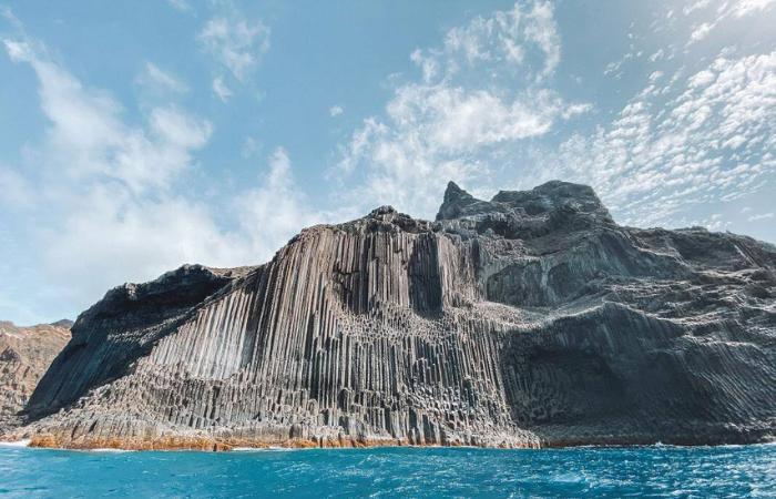 Los órganos la gomera acantilados