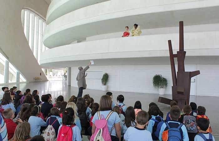 Actividades escolares en el Palacio de las Artes Reína Sofía