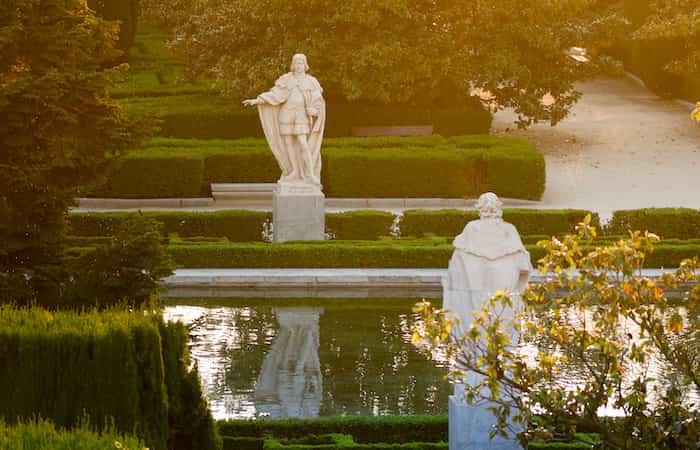 Estatuas en los Jardines del Campo del Moro, Madrid
