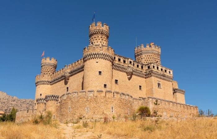 Castillo de los Mendoza en Manzanares El Real, Madrid