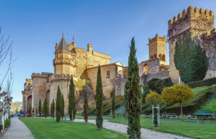 Castillo-Palacio Real de Olite en Navarra