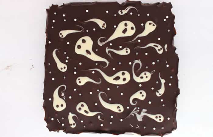 Dulces para Halloween: fantasmas chocolateados