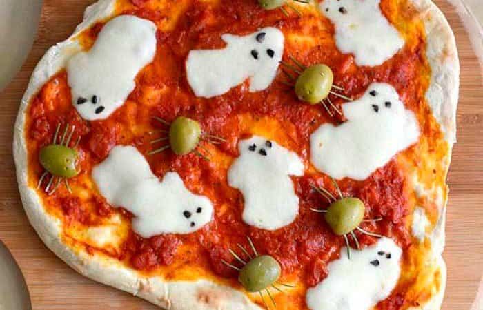 recetas de fantasmas: pizza