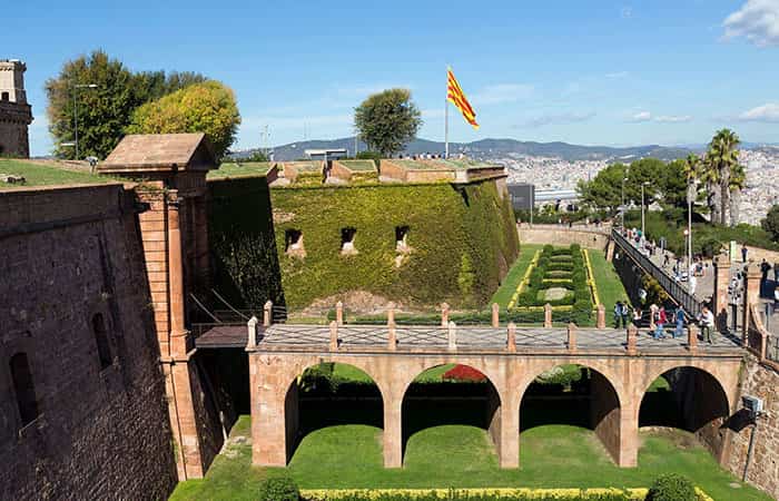 Castillo de Montjuïc en Barcelona