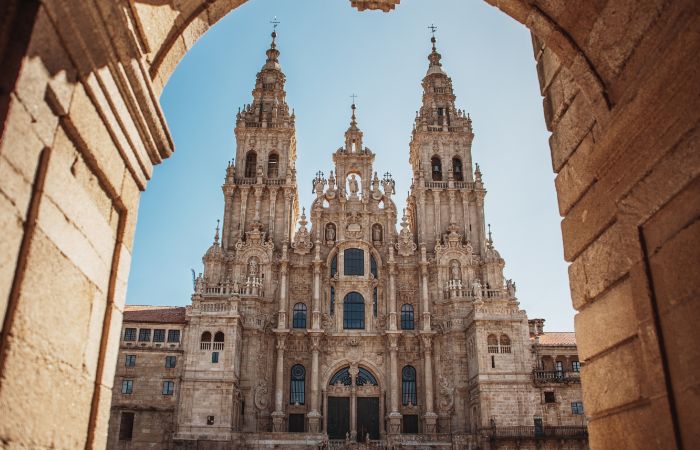 Catedral de Santiago de Compostela en A Coruña