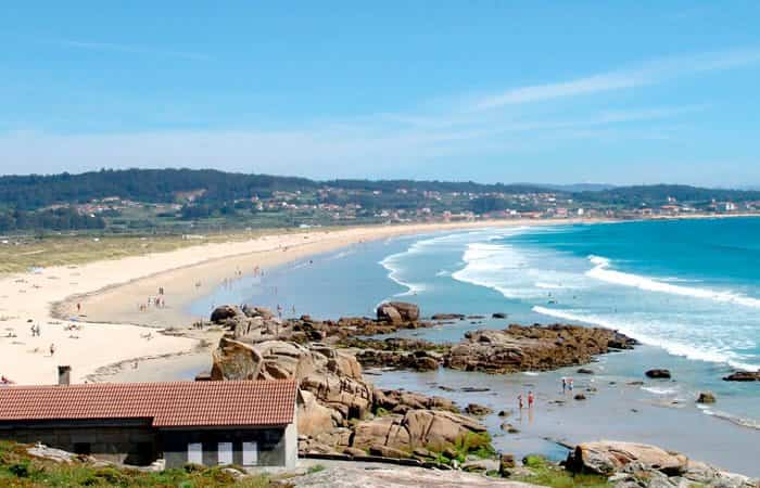 Playa de La Lanzada en Sanxenxo, Pontevedra