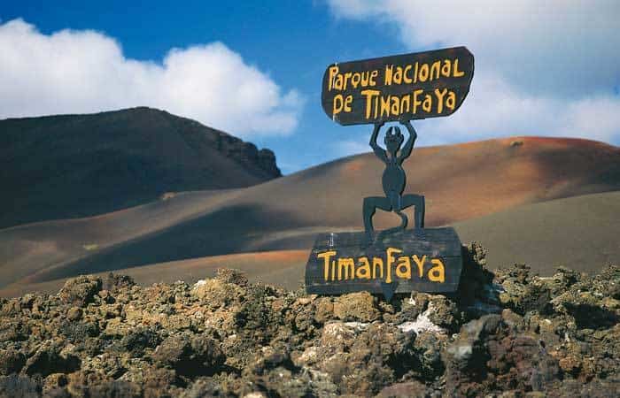 Parque Nacional de Timanfaya en Lanzarote