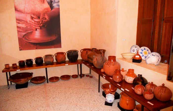 Algunas piezas del Museo del Barro