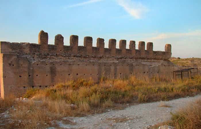 Muralla almohade del Castillo de La Jorquera