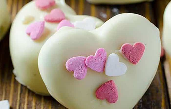 Dulces para San Valentín, corazón
