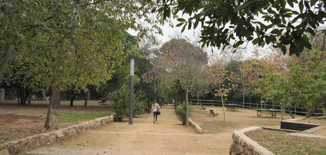 Parc de Can Rius en Caldes de Montbuí