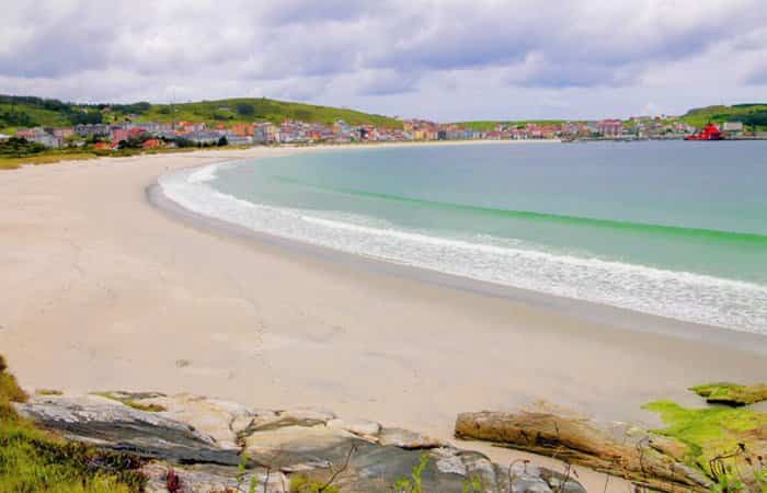 Playa de Laxe en Costa da Morte, A Coruña