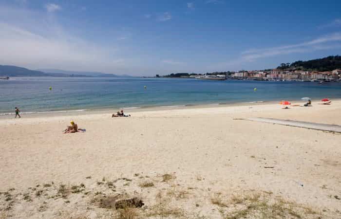 Playa de Rodeira en Cangas de Morrazo, Pontevedra
