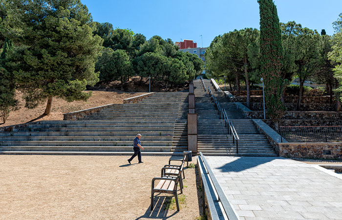 Parc de les Planes en Hospitalet de Llobregat