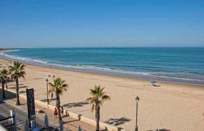 Playa de Regla en Chipiona, Cádiz