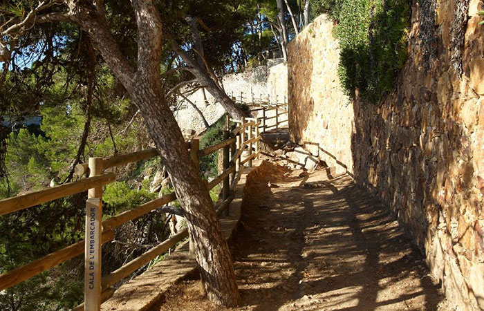 Camino de ronda entre Antoni de Calonge y Playa de Aro