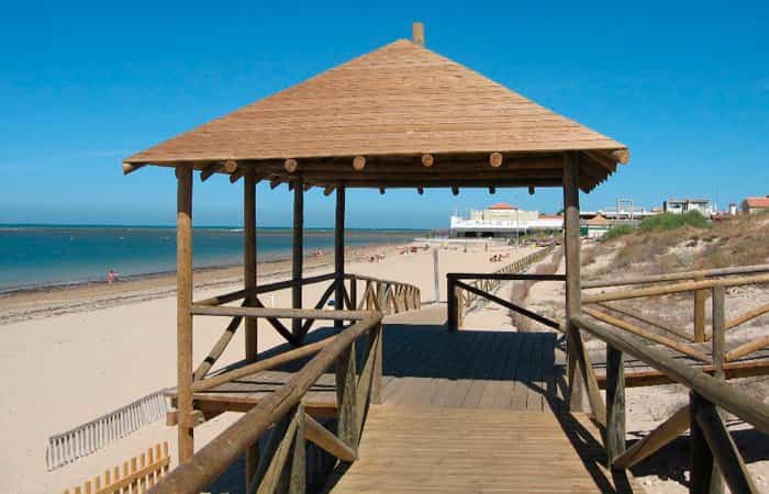 Playa de La Costilla en Rota, Cádiz