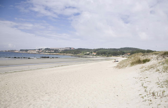 Playa Area da Cruz en O Grove, Pontevedra