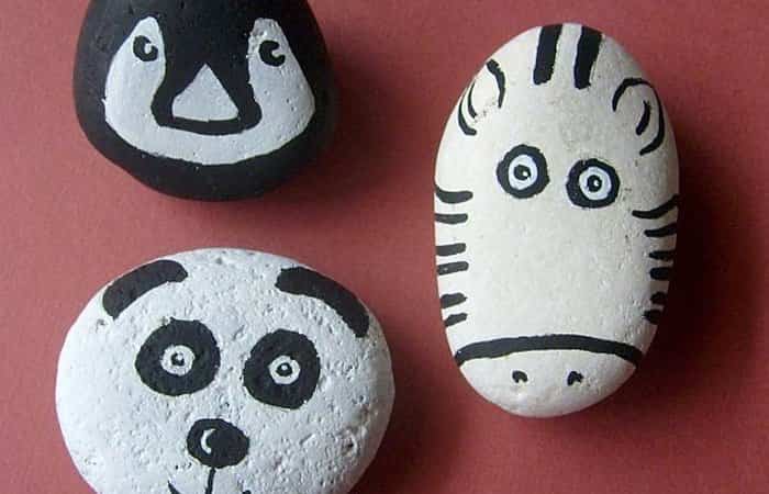 piedras de playa como mascotas
