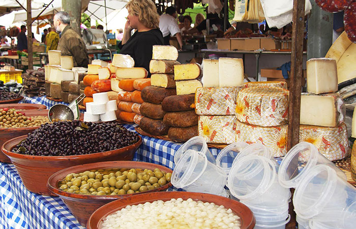 El tradicional mercado de Sineu, Mallorca