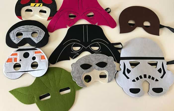 Decoración de Star Wars, máscaras