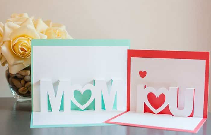 Postal para mamá: tarjetas fáciles para el Día de la Madre