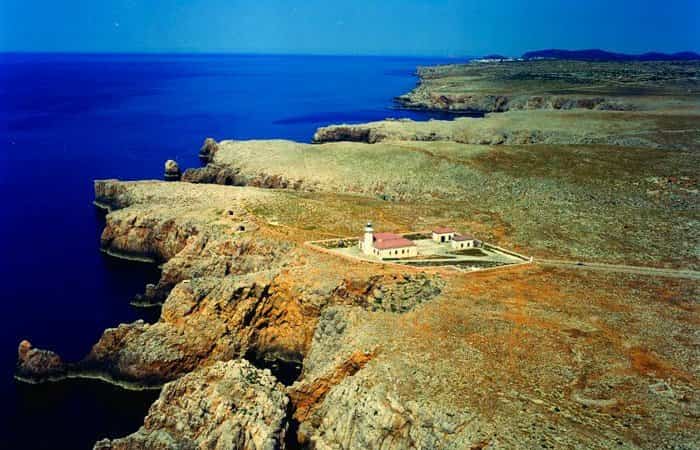 Faro de Punta Nati en Menorca