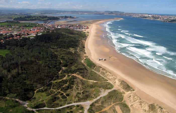 Playa de Somo en Cantabria