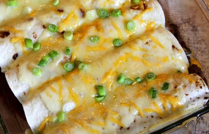Recetas de comida mexicana: Burritos de ternera al horno