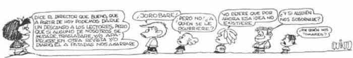 La última viñeta de Mafalda