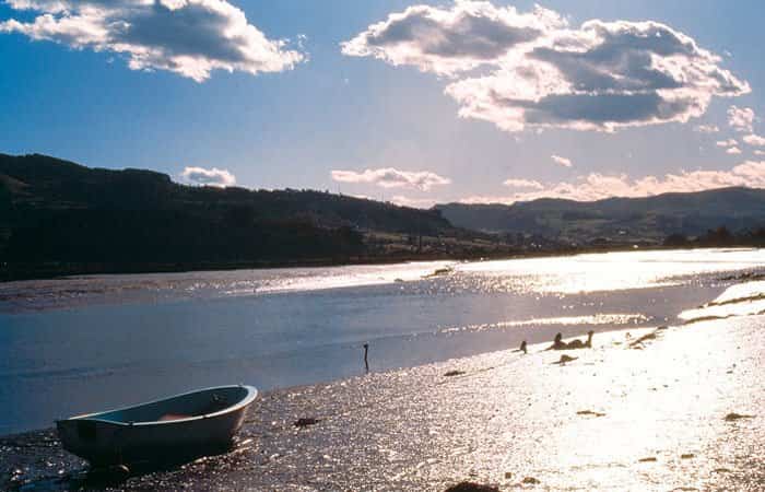 Ría de Villaviciosa en Asturias