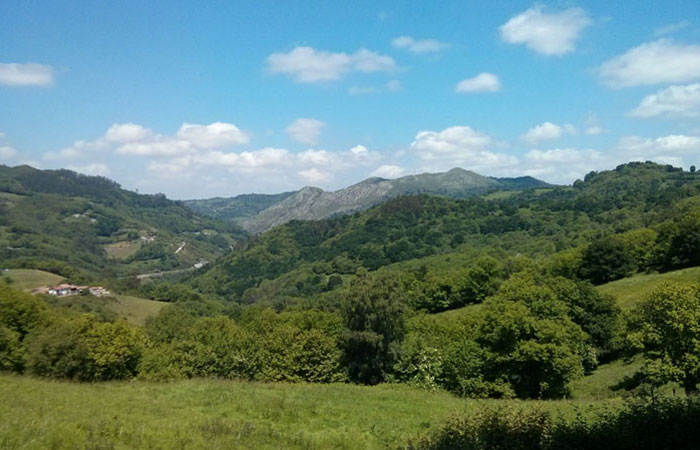 Senda de Saús en Siero, Asturias