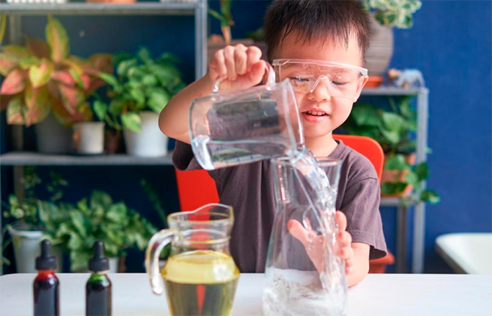 experimentos científicos de química para niños