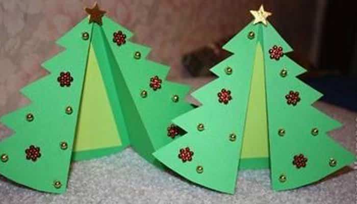 manualidades navideñas para niños arbol