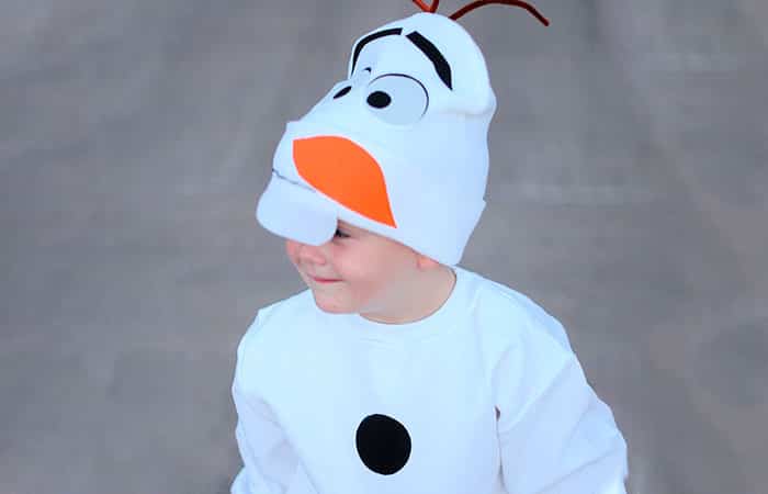 Ideas para disfrazar a tu bebé, Olaf