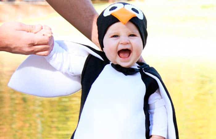Disfraces caseros de animales: pingüino