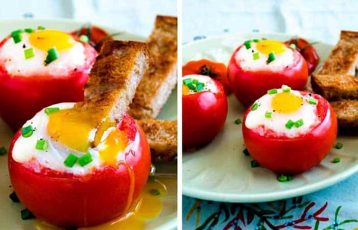 Recetas bajas en calorías: Tomates rellenos de huevo