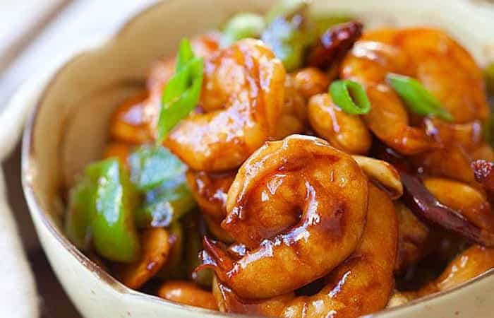 Recetas de comida asiática: Gambas Kung Pao