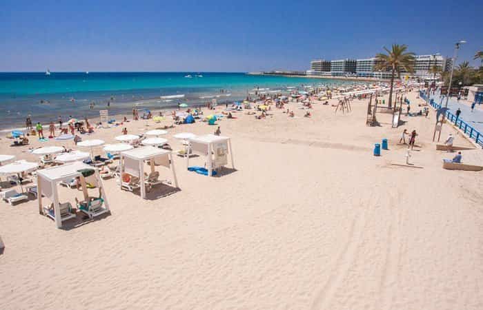 Playa del Postiguet en Alicante