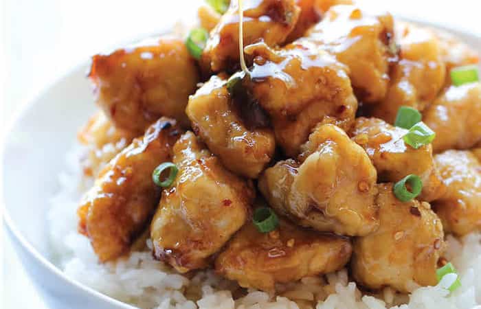 Recetas de comida asiática: Pollo a la miel