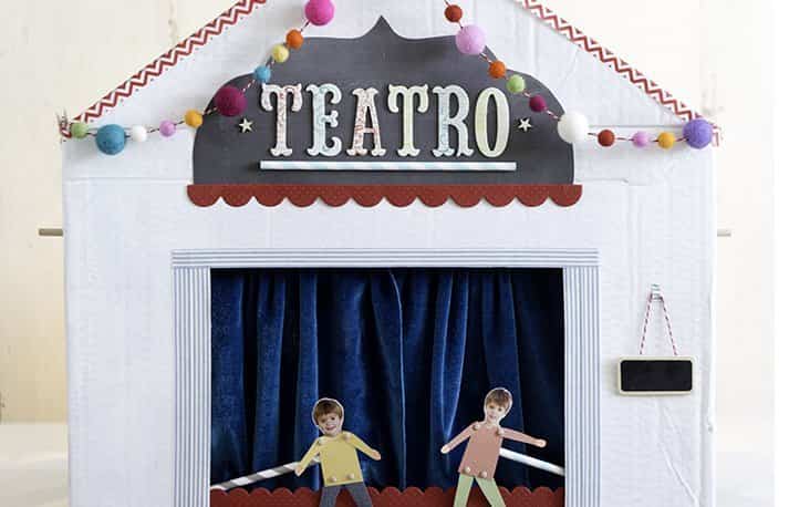 marionetas y títeres caseros, teatro