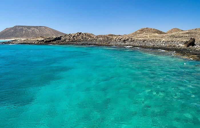 Playa Las Clavellinas en Corralejo, Fuerteventura
