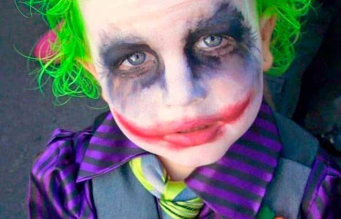 Disfraz de Halloween de Joker para niños