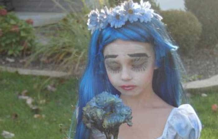 Disfraz de Halloween de la Novia Cadáver para niñas