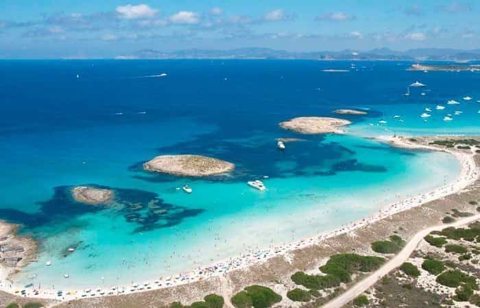 Playa Ses Illetes en Formentera