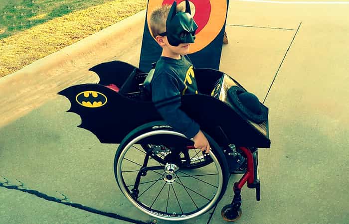 Disfraces para niños en silla de ruedas, Batman