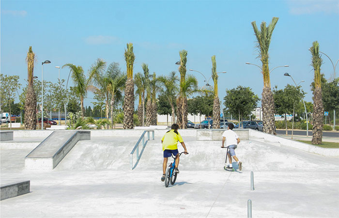 Skatepark del Parque Pont de Ferro, en Castellón de la Plana
