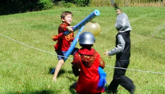 torneo cumpleaños medieval
