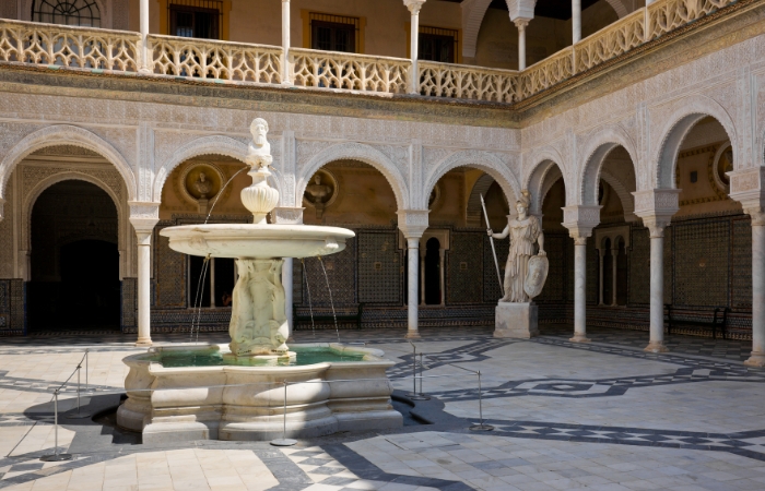 Jardín de la Casa Pilatos en Sevilla