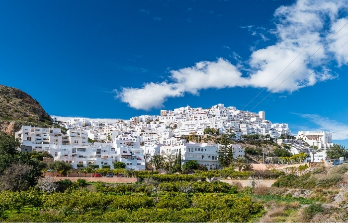 El pueblo de Mojácar en Almería